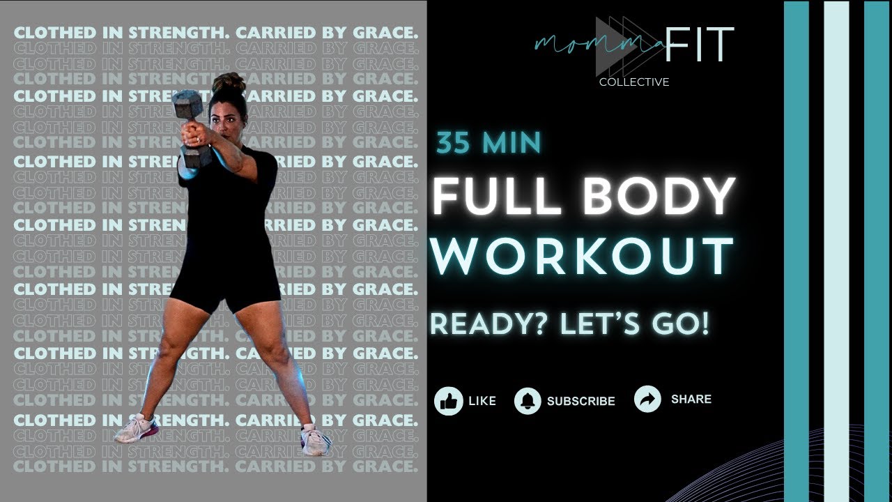 35 Minute Full Body Workout | At Home Workout | Faith Based Mom Fitness