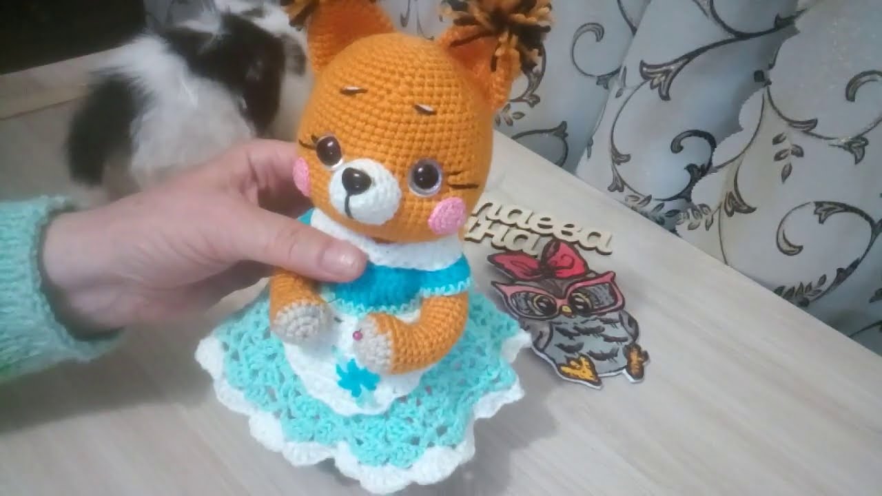 Краткий обзор по вязанию игрушки Белочка крючком//Автор Ирина Кистаева.