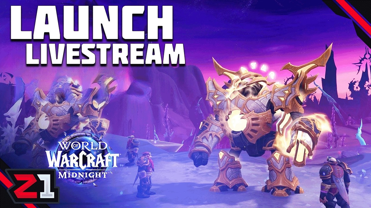 Chill Early Access Launch Day LIVESTREAM! Lets Play World Of Warcraft Midnight