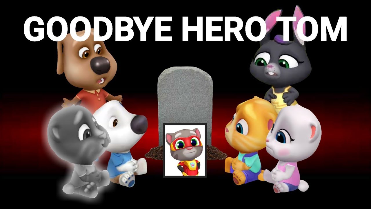 GOODBYE HERO TOM - AMONG US - My Talking Tom Friends - Talking Tom Hero Dash 160324 #1