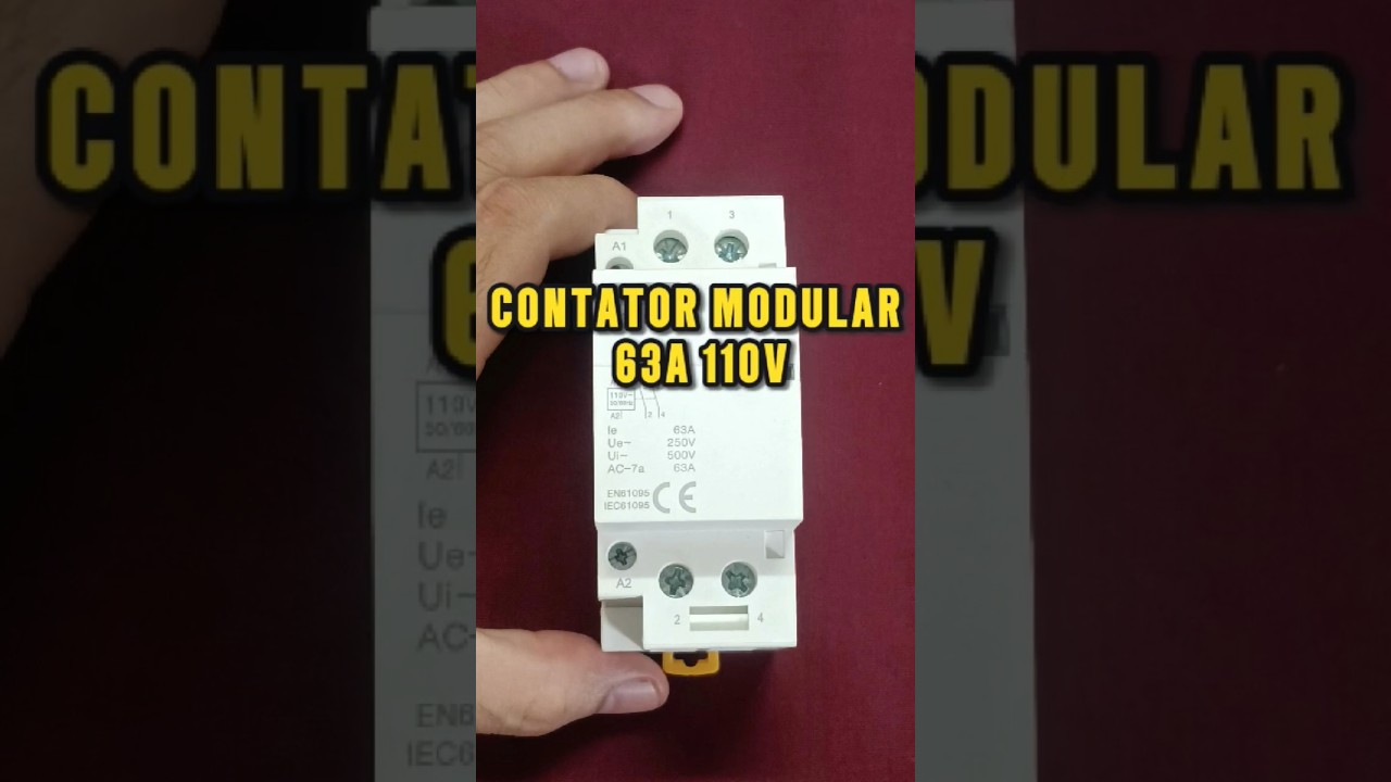 Contator El&eacute;trico Explicado: Pot&ecirc;ncia, Auxiliar e o Novo Contator Modular Passo a Passo. #automa&ccedil;&atilde;o