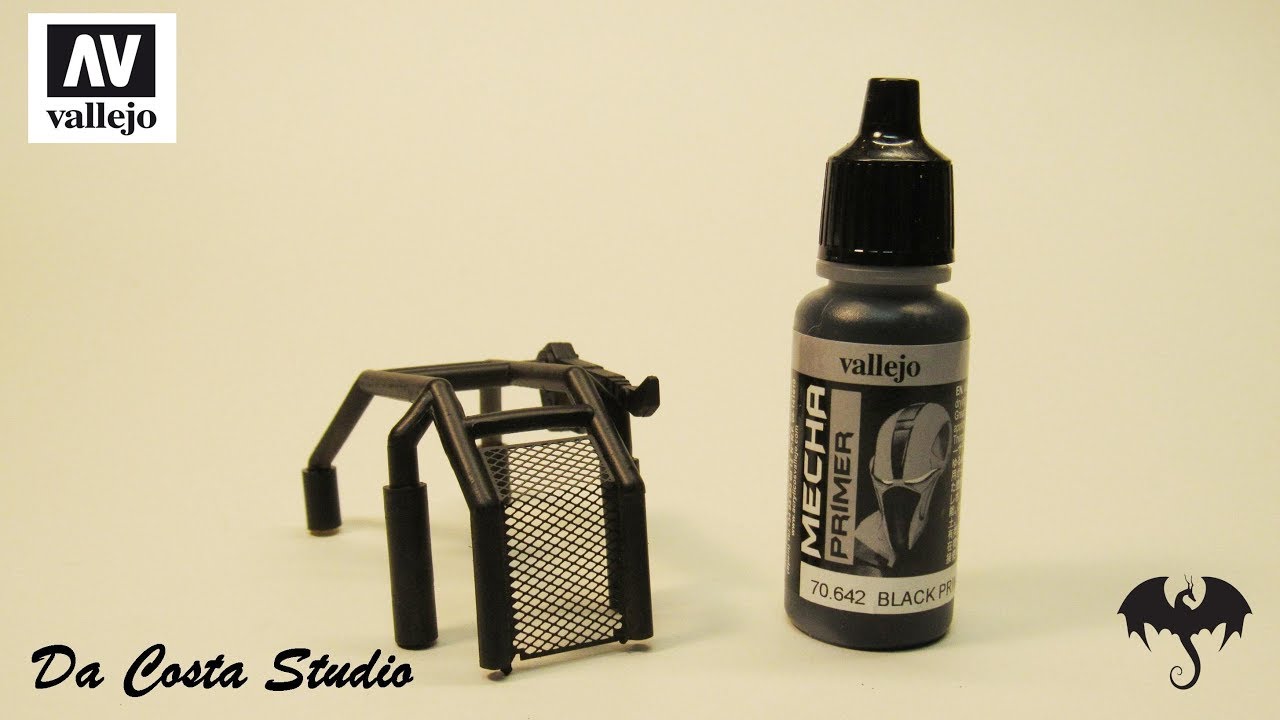 Vallejo Mecha color - Testing the primary black