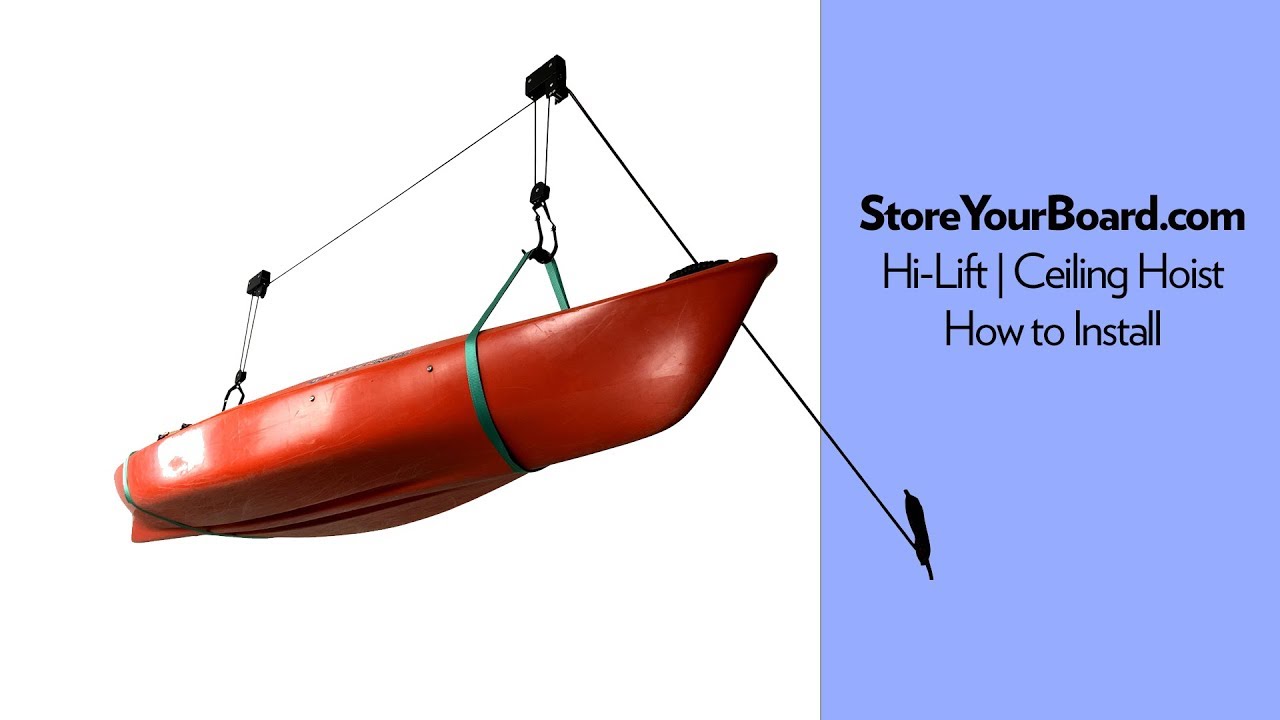 Как установить | Потолочный подъемник Hi-Lift | StoreYourBoard