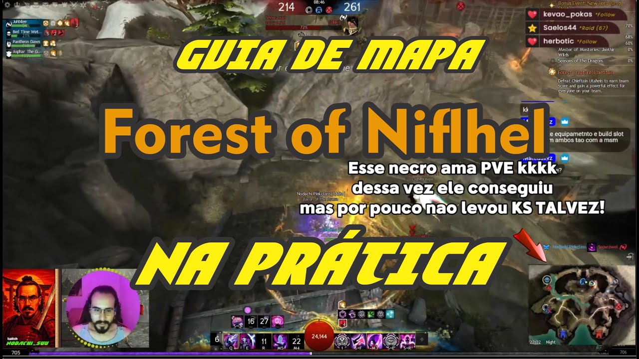 GW2 sPvP Guia do Mapa Forest of Niflhel NA PRÁTICA (PT-BR) - Parte 2