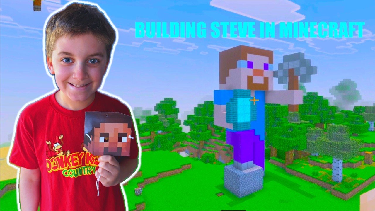 Строим Стива в Minecraft