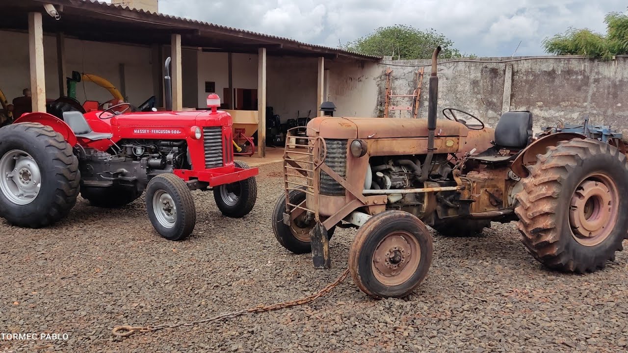 TRATORMEC...MASSEY FERGUSON 50X PARADO A MAIS DE  10 ANOS NO TEMPO!!!COMO FICOU E O QUE VAMOS FAZER.