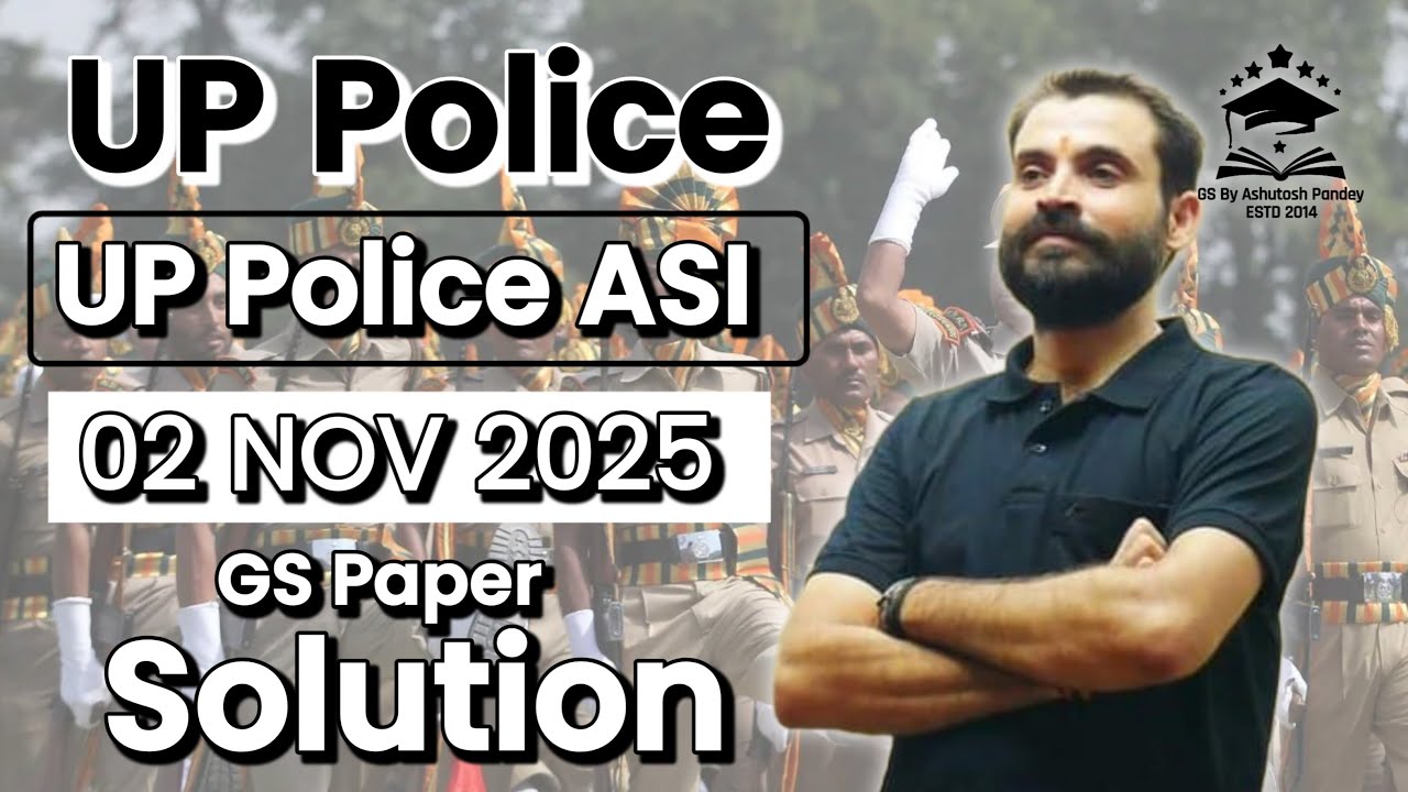 UP Police ASI PAPER ANALYSIS  | @ashutoshpandeygs