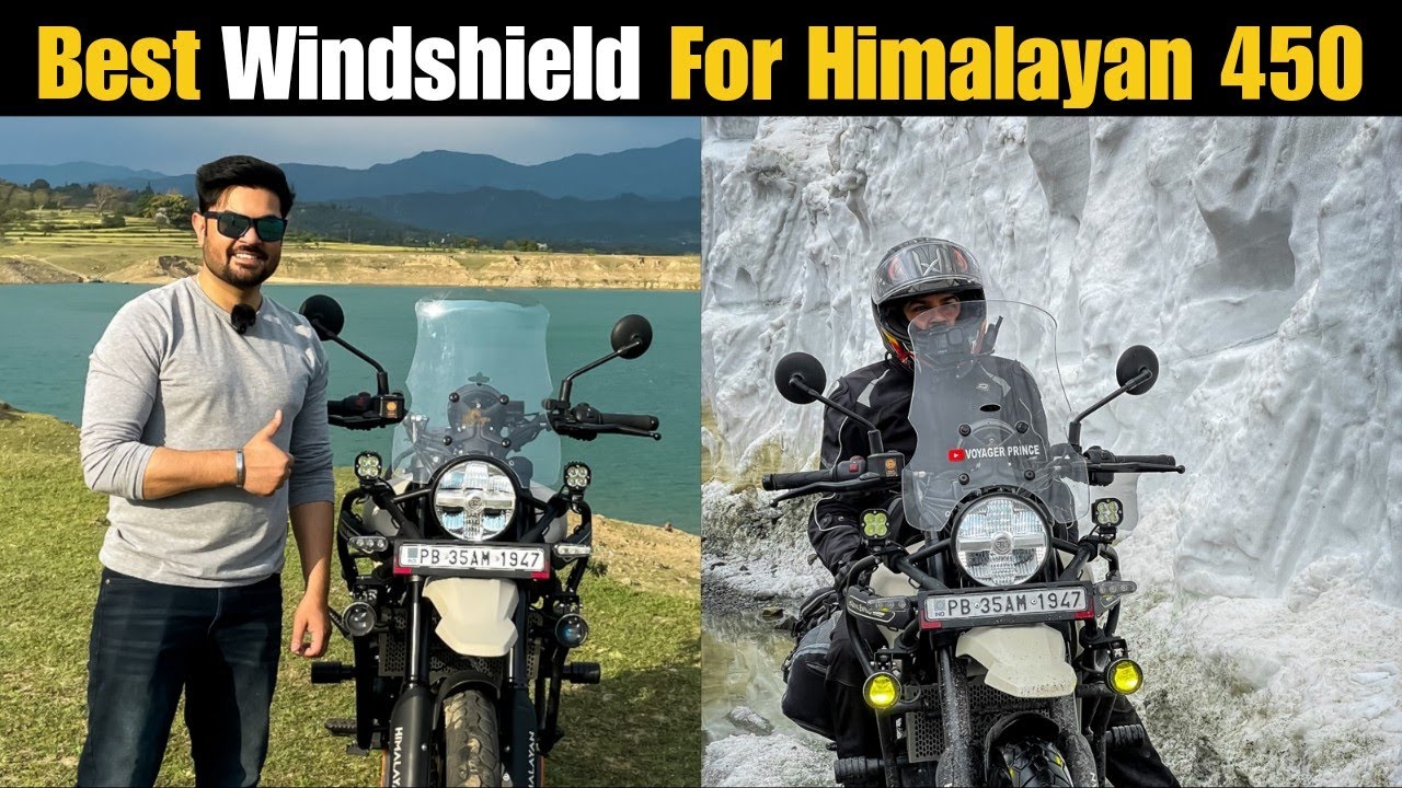 Best Touring Windshield For Himalayan 450 By Inscape Dreamz
