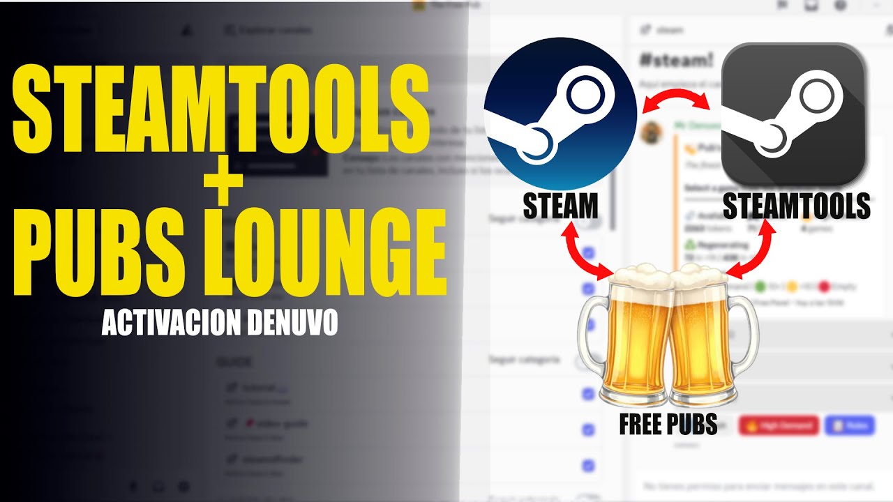 ACTIVAR JUEGOS DESCARGADOS CON STEAMTOOLS CON DENUVO !!