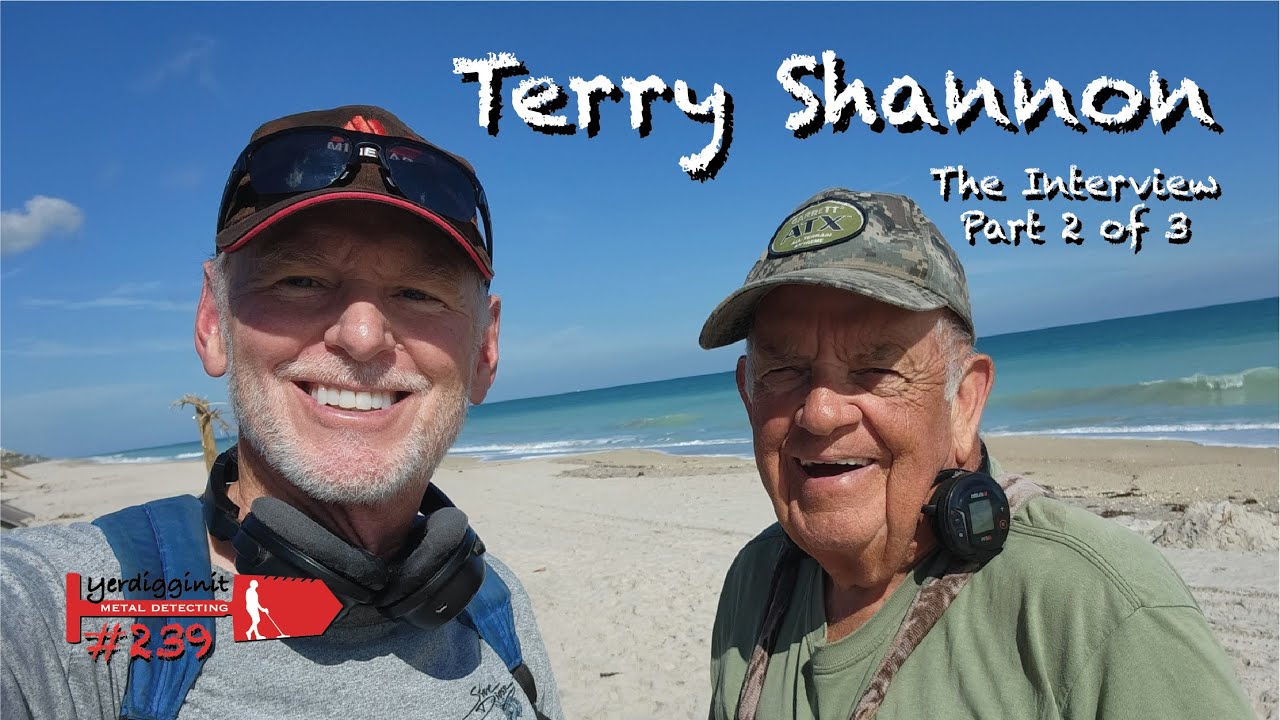 The Yerdigginit Metal Detecting Terry Shannon Interview & viewing of collection (Part 2 of 3)