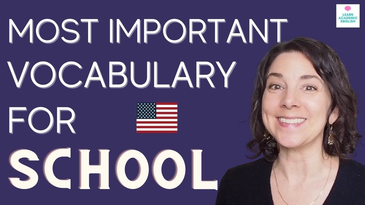 ENGLISH VOCABULARY FOR SCHOOL: How to talk in English at school