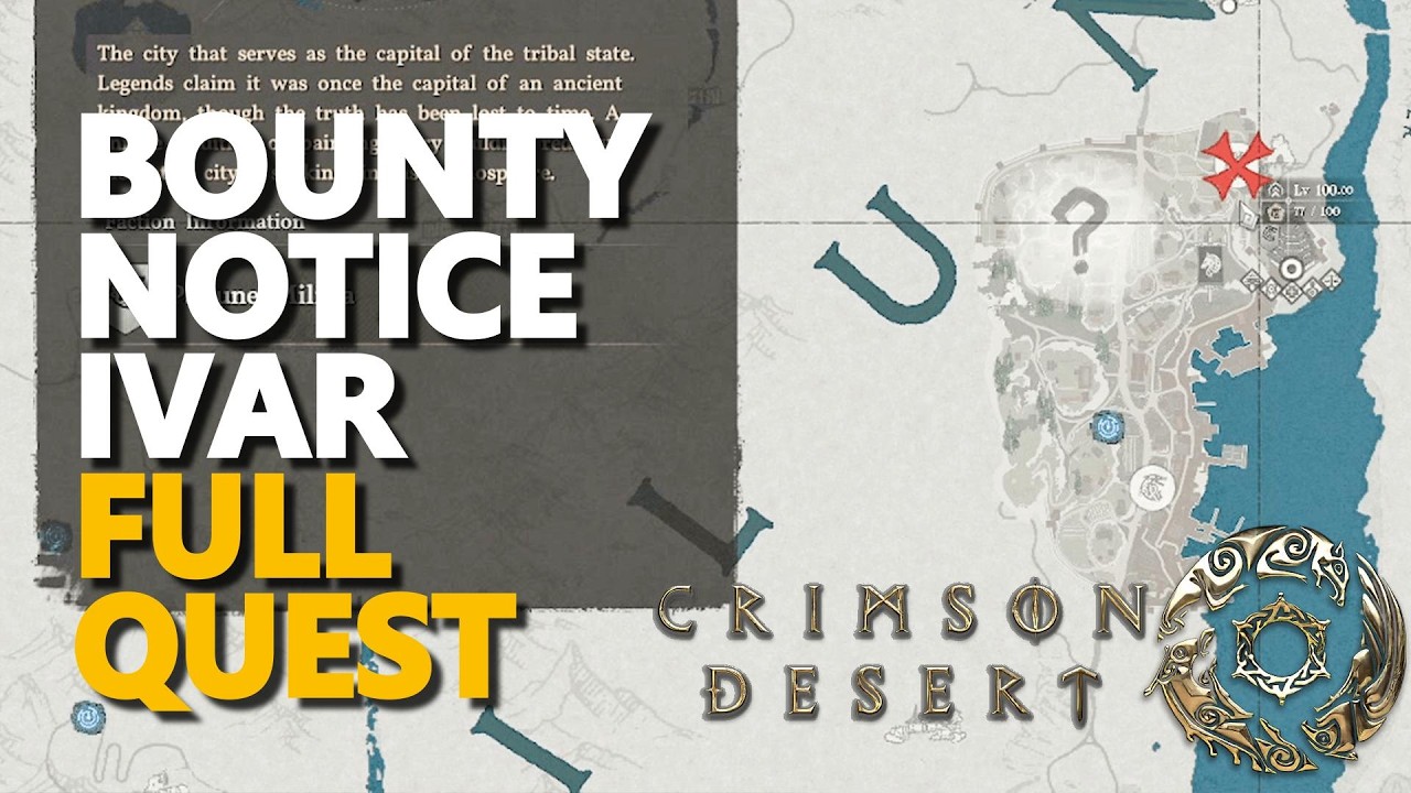 Bounty Notice - Ivar FULL QUEST Crimson Desert