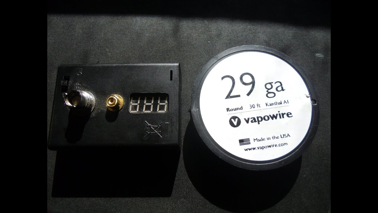 Sure Vapes: Ohm meter & 29g kanthal spool  : A 3min video