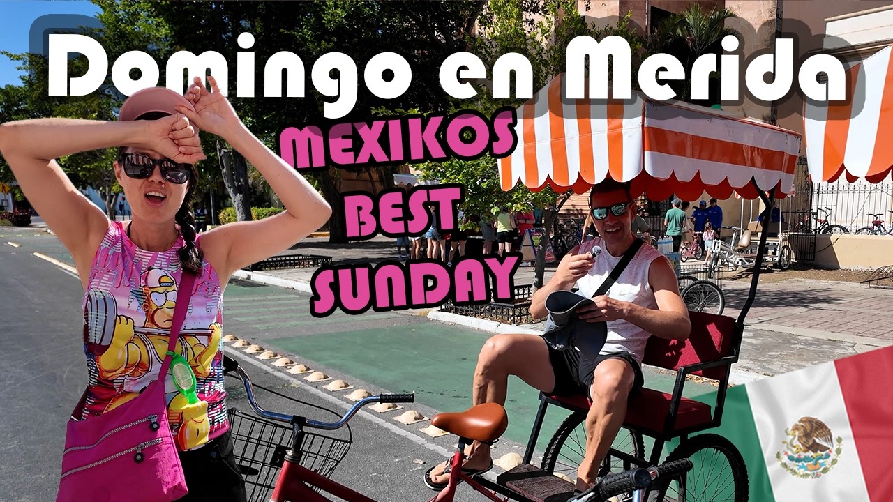 Domingo en Mérida: Warum der Sonntag in Mérida einfach MAGISCH ist! 🇲🇽 (Fahrradtour & Geheimtipps)