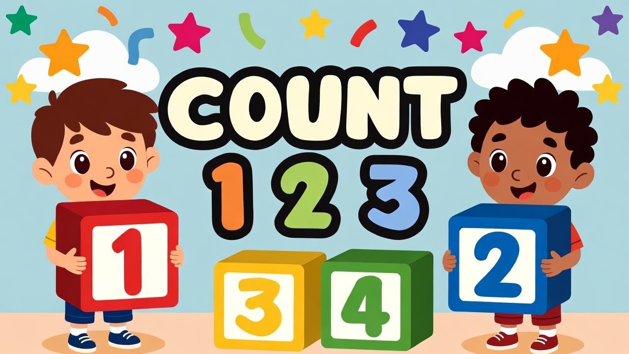 Counting Numbers 1 to 10 🎵 | Fun Counting Song for Kids | Bubbly Buddies