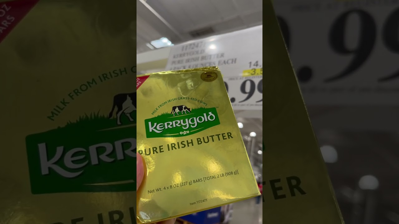 kerrygold Irish ☘️ butter 🧈 Costco sale! #shorts
