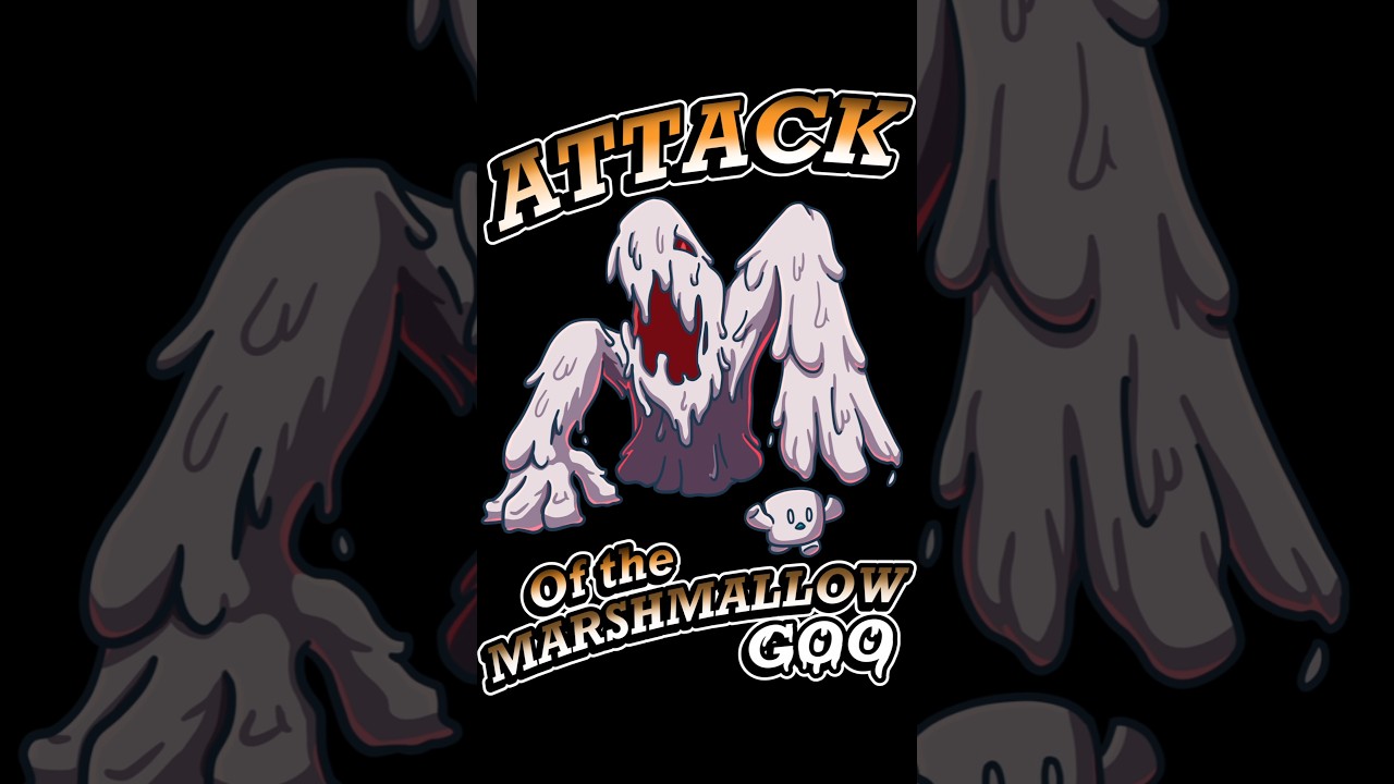 Attack Of The Marshmallow Goo!! #halloweenapparel #marshmallow #comfylook