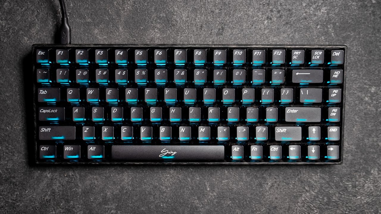 75% Forged Carbon Fiber Keyboard - WLmouse Ying75