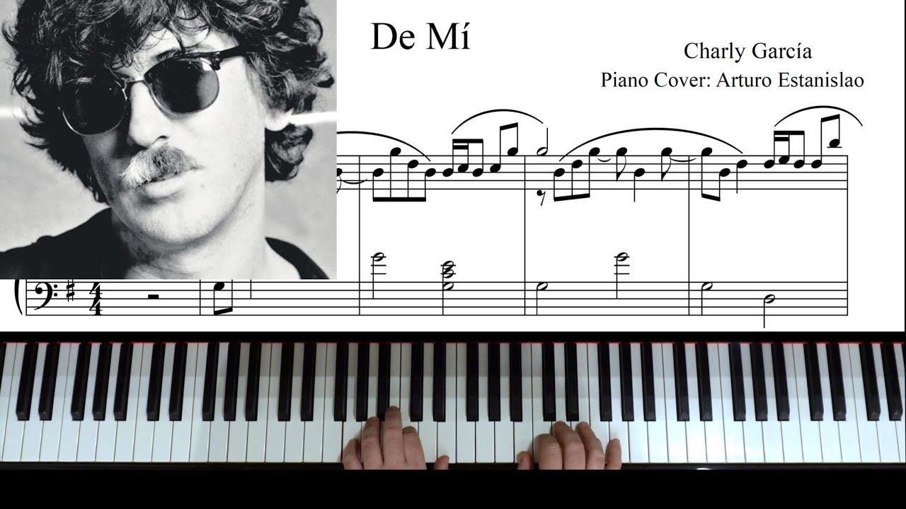 De Mí - Charly García | Piano Cover + Partitura Gratis I Free Sheet Music