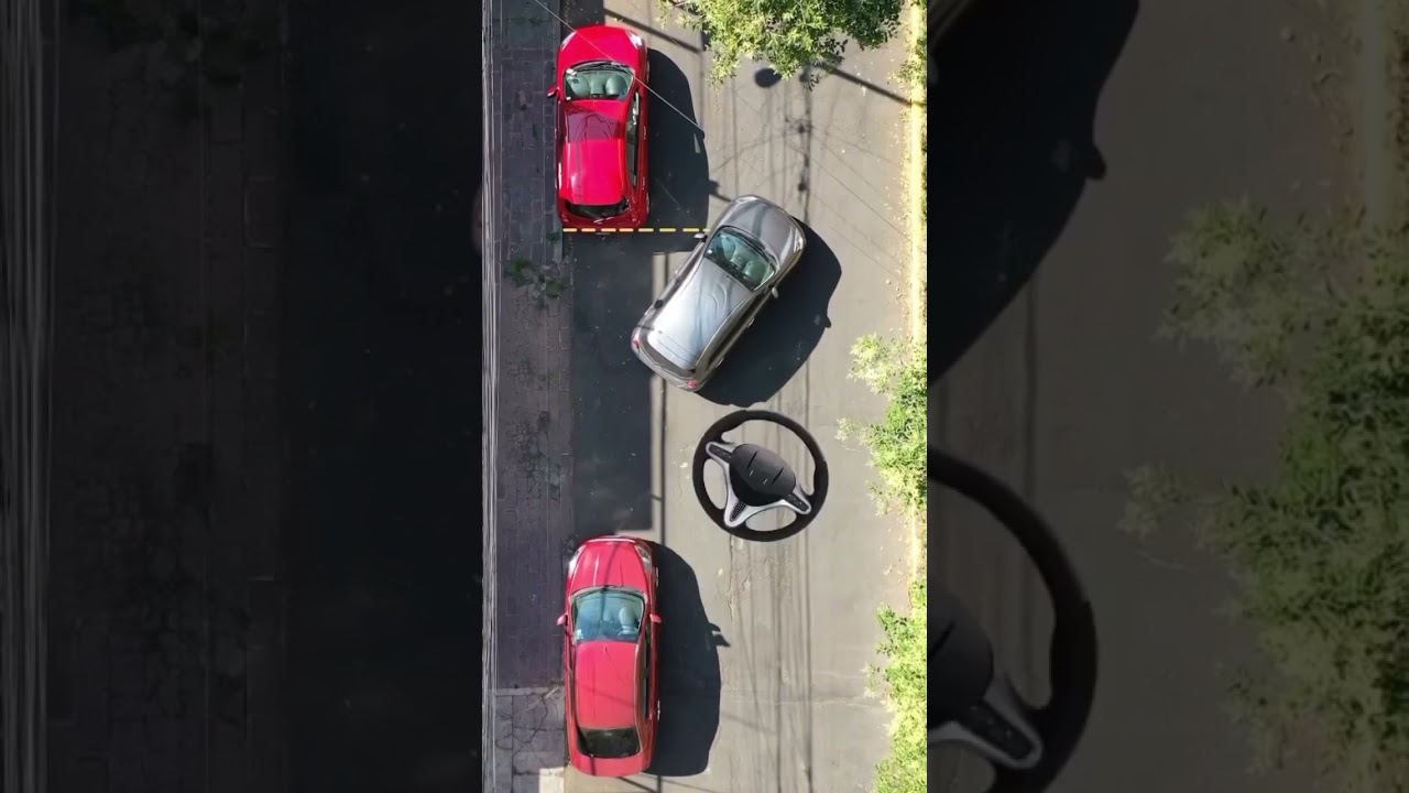 Como estacionar entre dois carros #shorts