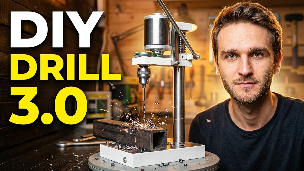 Станок Своими руками. Мини Сверлильный  3.0 DIY Mini #drill #press 