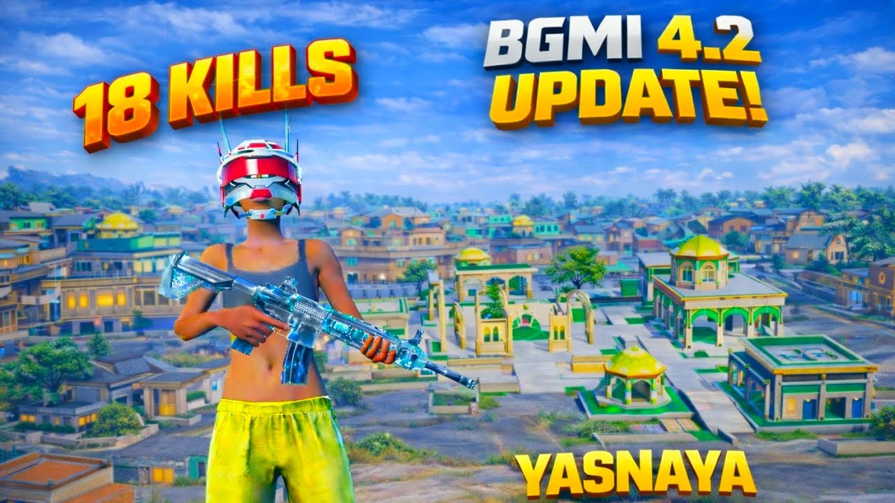 18 KILLS SOLO RUSH 😈 | BGMI 4.2 Update Yasnaya Polyana Fight 🔥
