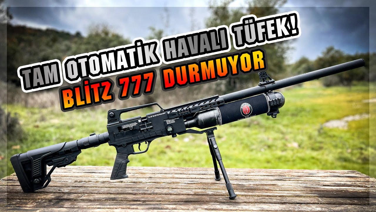 TÜRKİYE’DE İLK! Hatsan BLİTZ 777 Tam Oto. Havalı Tüfek | Şok Eden Atışlar