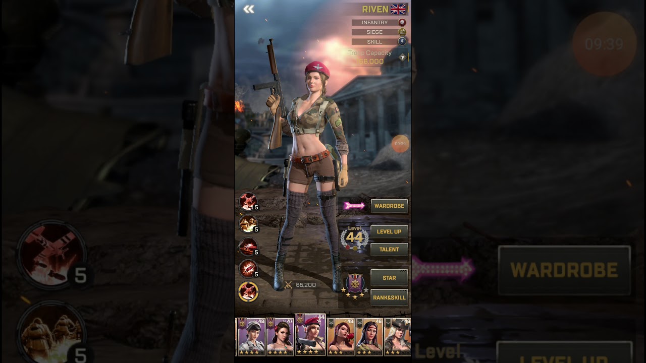 Officer talents & skills - Kiss of War tutorial