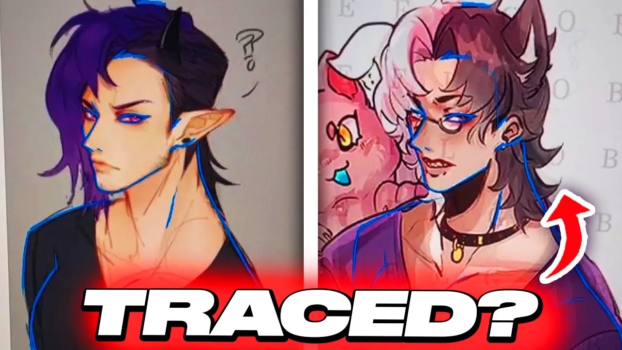 Did This Artist’s Friend TRACE Their Artworks?