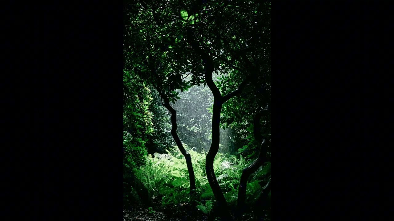 Gentle Forest Rain 🌿 Soft Birds & Calm Nature Sounds for Sleep, Focus, and Reflection