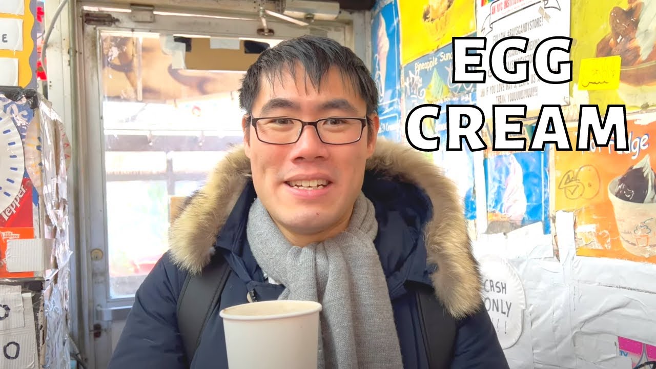 Trying out an Egg Cream at Ray's Candy Store