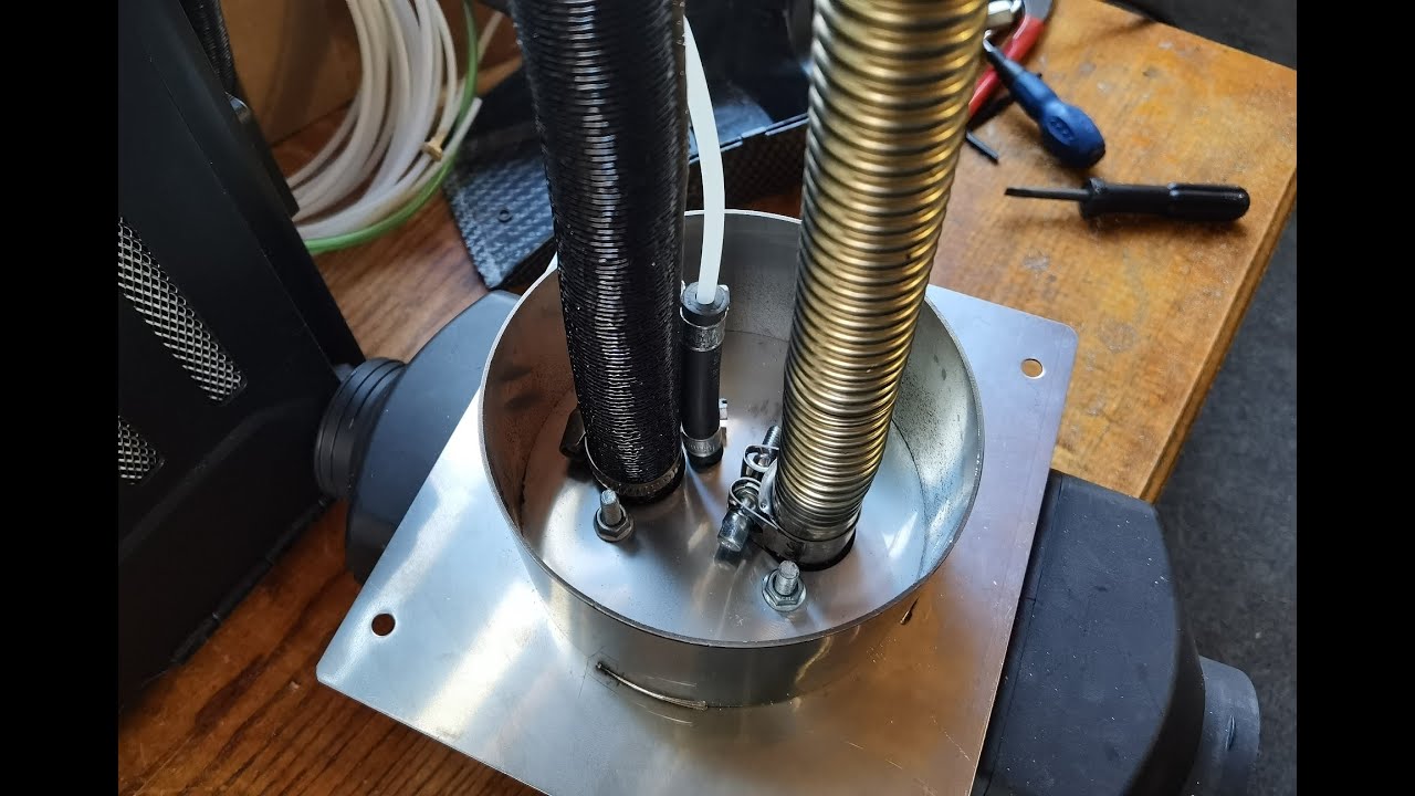 How i fitted my diesel heater using a turret part 2
