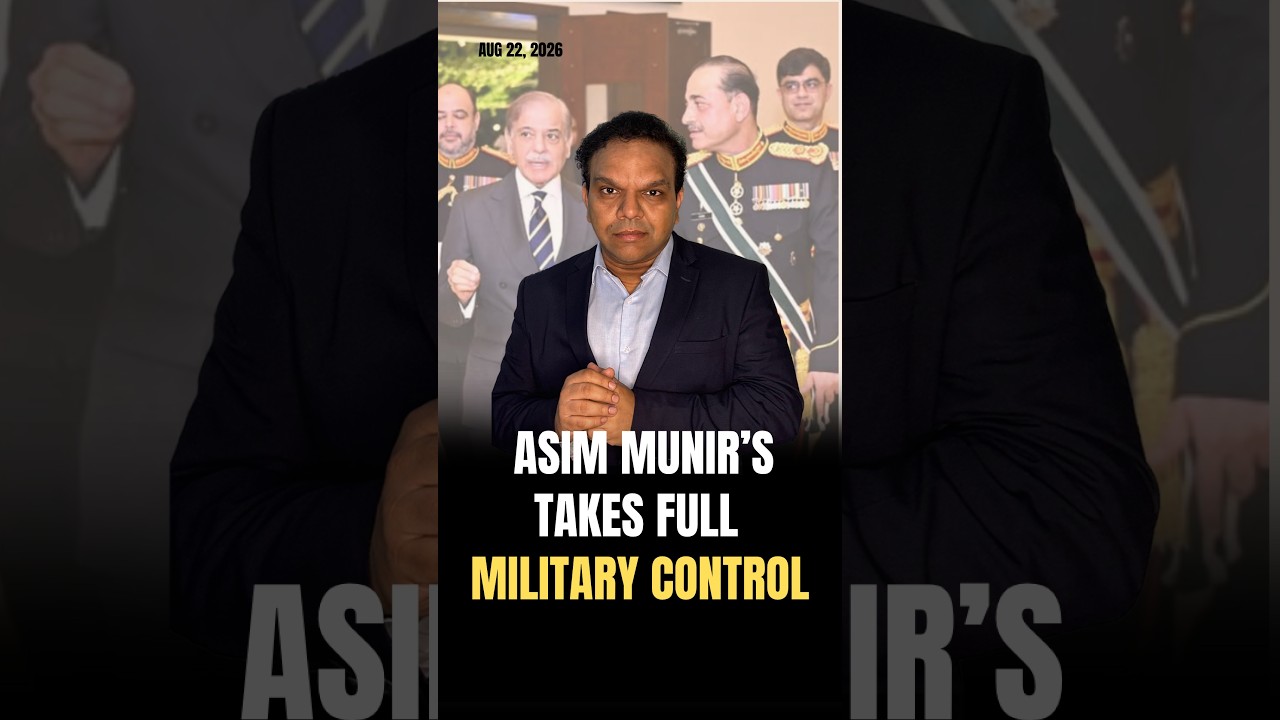 Asim Munir Now Controls All 3 Pakistani Forces #india #pakistan #induswatertreaty #induswatertreaty