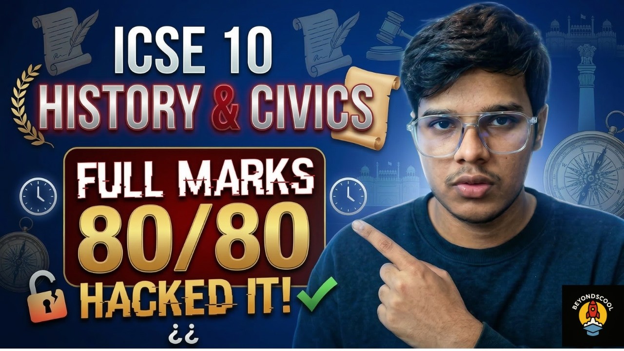 How to Get 80/80 in ICSE 10 History & Civics | FULL MARKS Strategy (Hacked!)