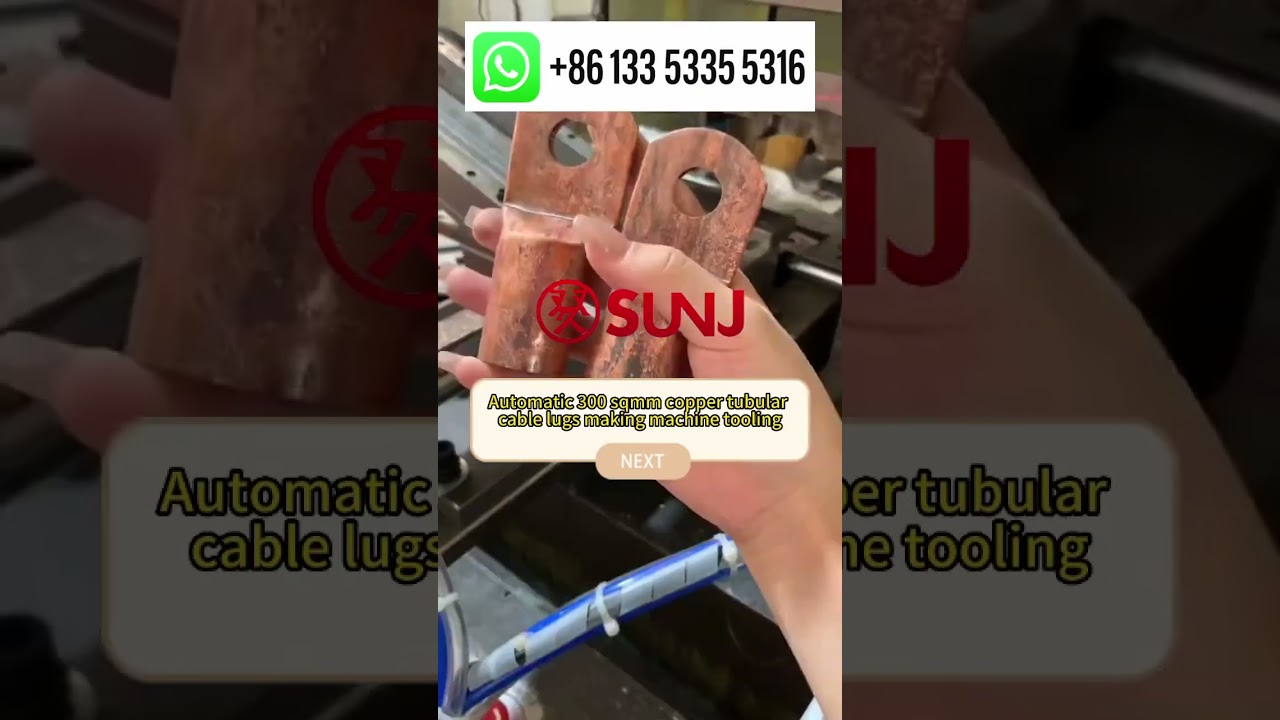 Automatic 300 sqmm copper tubular cable lugs