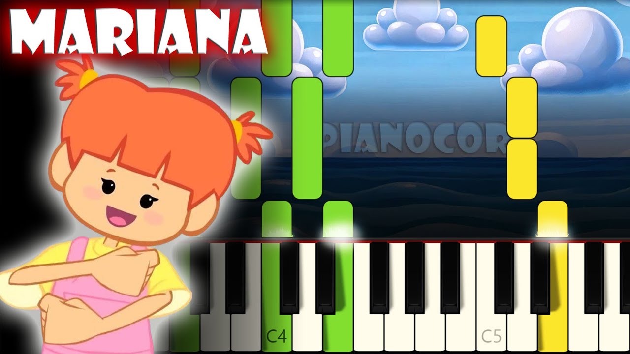 Mariana - Galinha Pintadinha | Tutorial de Piano | Karaoke