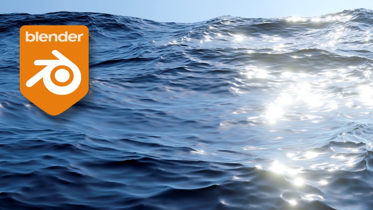 Como fazer oceano animado no Blender 3D (Modificador Ocean)