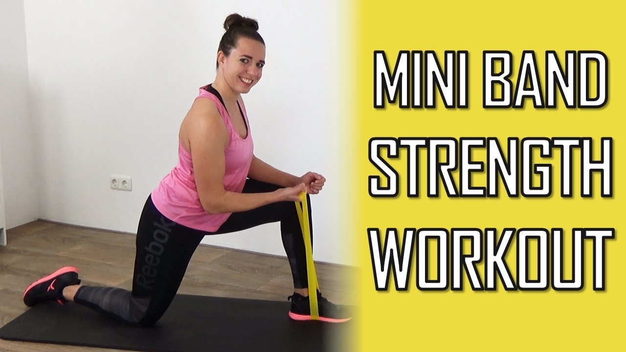Mini Bands Workout – 20 Minute Full Body Mini Band Exercises at Home – Resistance training