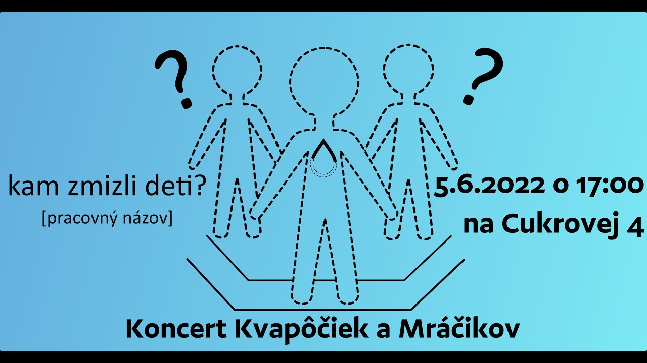 Koncert Kvapôčiek a Mráčikov 2022: Kam zmizli deti? (Live)