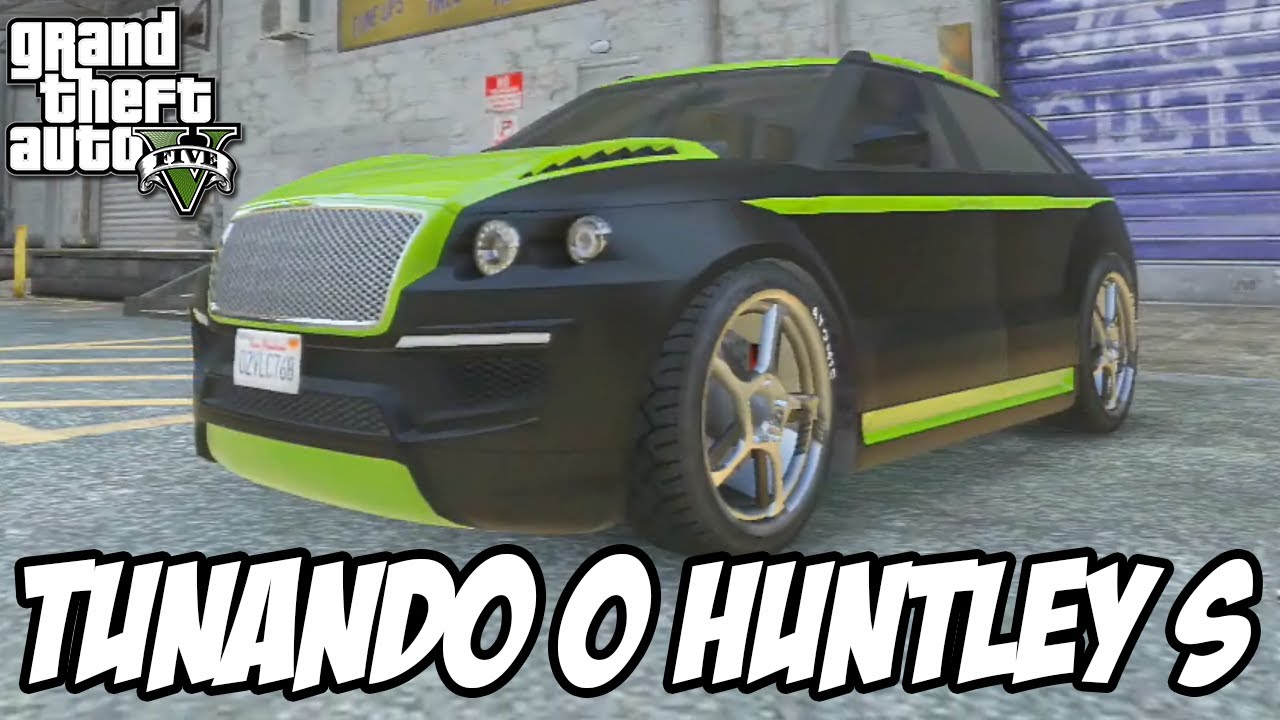 GTA V - Tunando o Enus Huntley S CARRO NOVO OSTENTAÇÃO