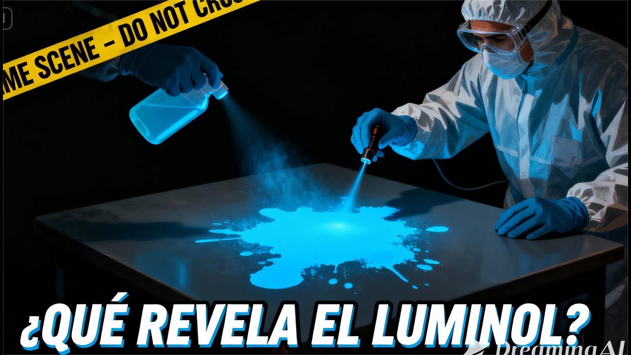 Luminol: La Luz Que Revela Lo Invisible | Ciencia Forense en Acción