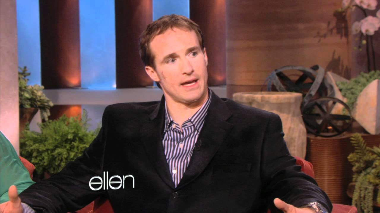Drew Brees Surprises Ellen!