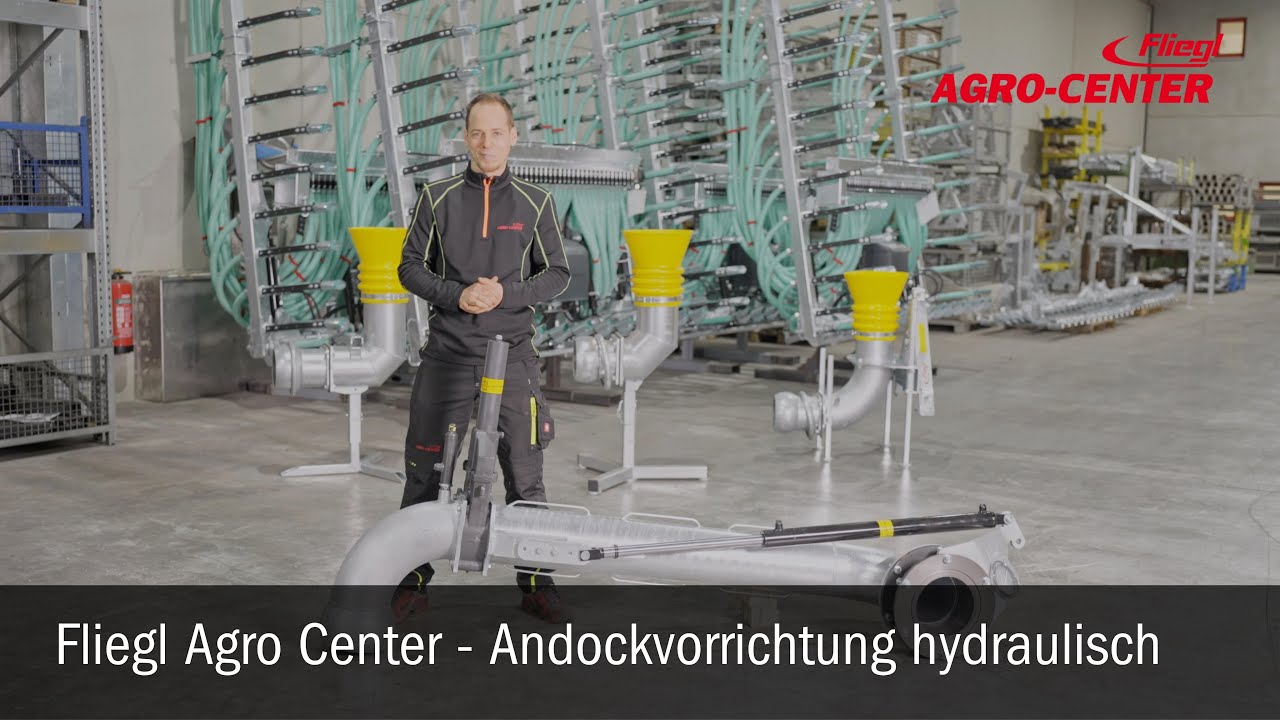 Fliegl Gülle Andockvorrichtung Turbobefüller hydraulisch gülle fahren