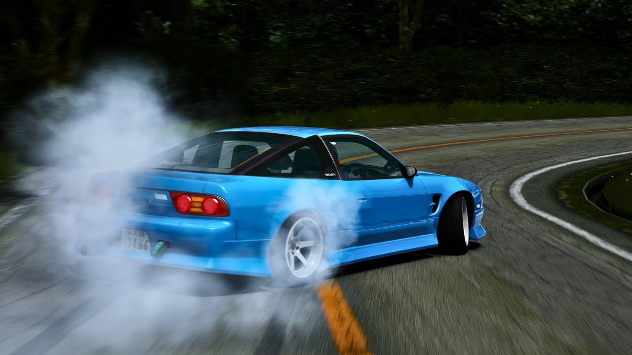 Nissan 180SX Touge Drifting | 4K l Assetto Corsa | Steering Wheel Gameplay