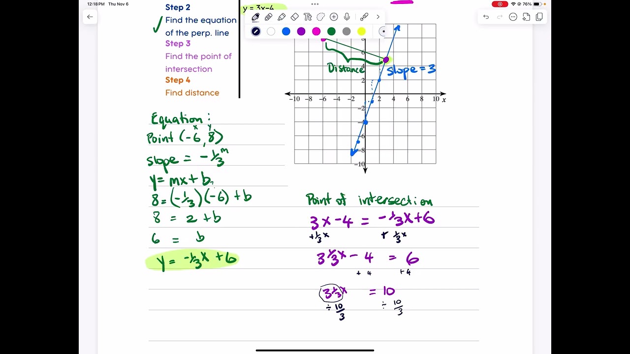 Distance between a Point and a Line