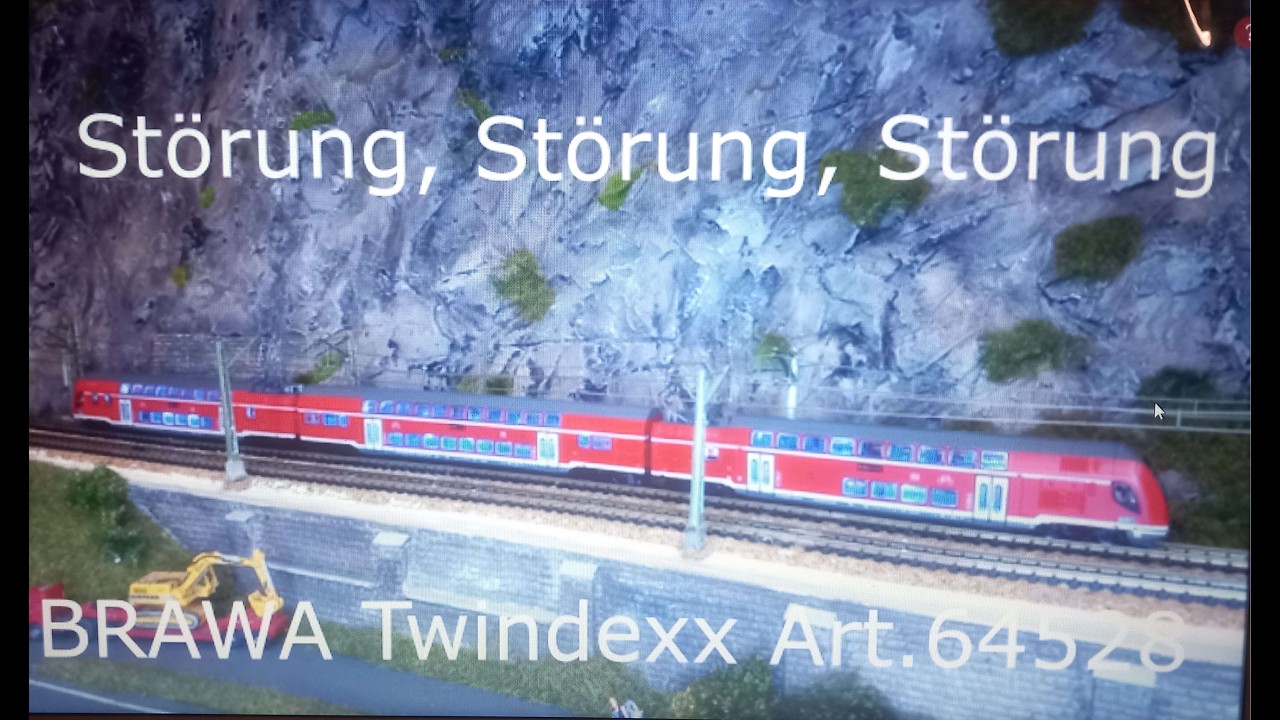 Brawa Twindexx ET 445 Störung Modelleisenbahn / 7m² voll N