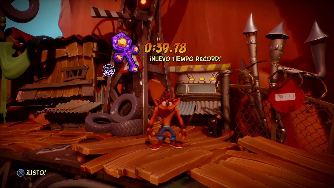 Crash 4 - No Triple Spin Dev Time Trial - A Real Grind - 0:39.78