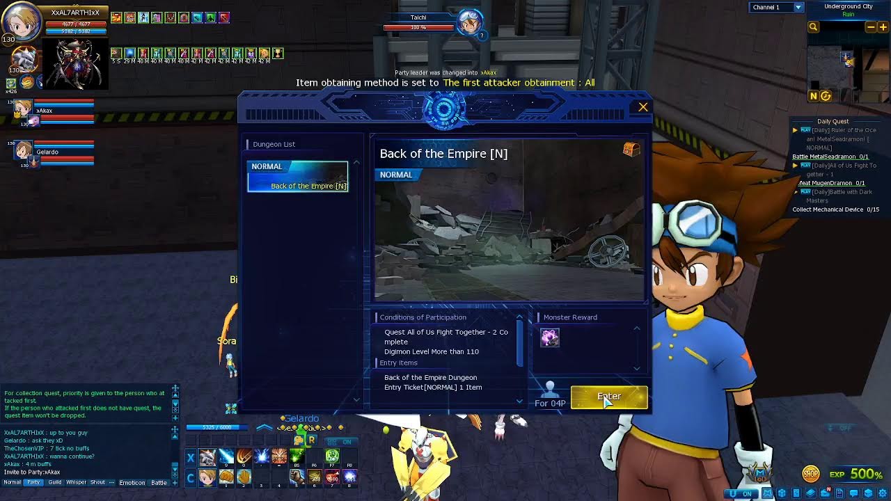 Digimon Masters online Mugendramon DG