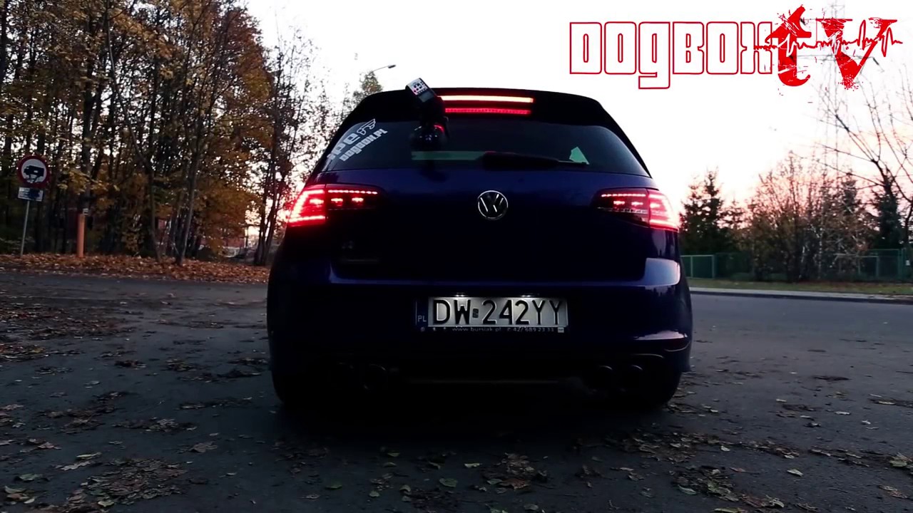 Golf VII R IPE  Exhaust sounds comparison vs stock