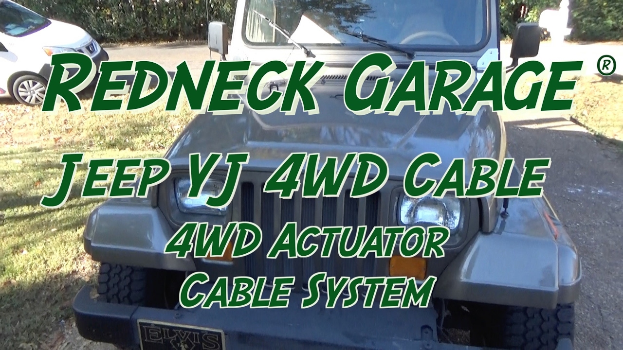 Jeep YJ Wrangler - 4WD Cable Lock Kit - Dr Bill !!